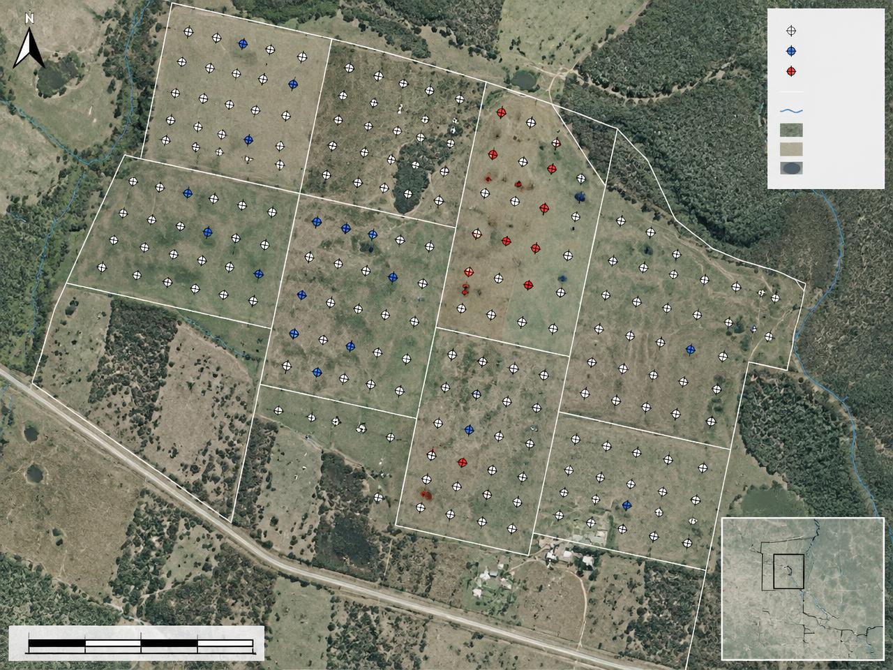 Drillhole locations
