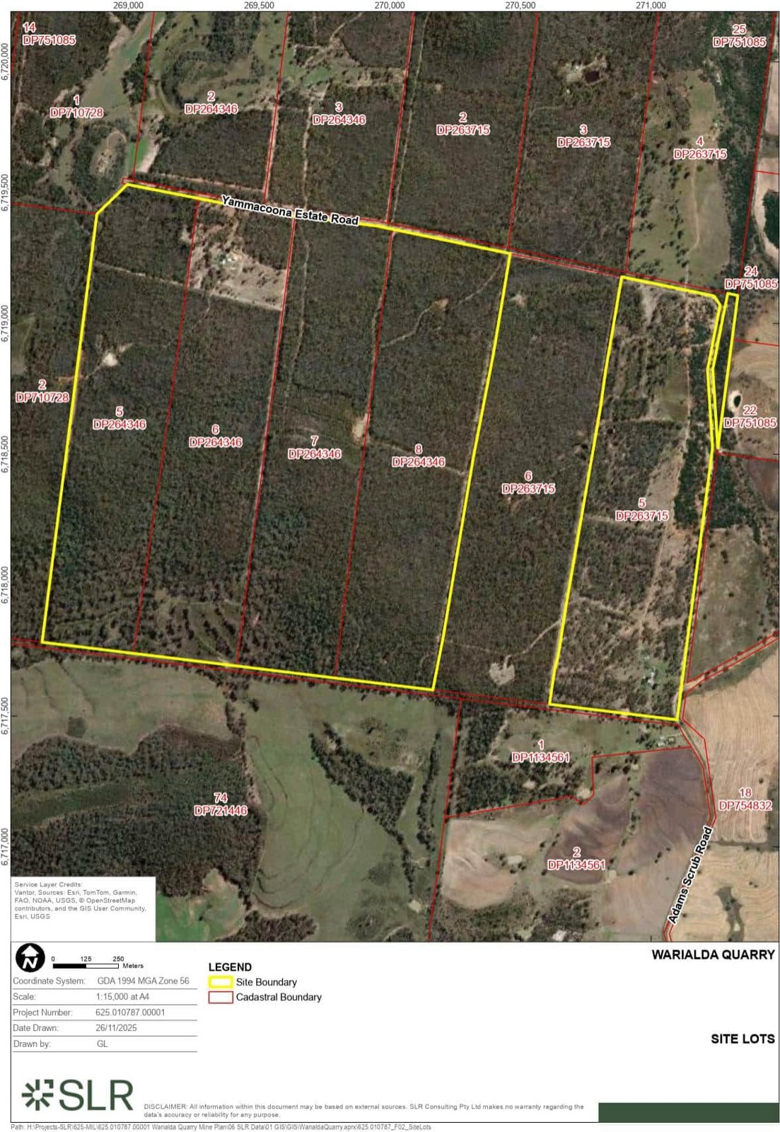 Site lots
